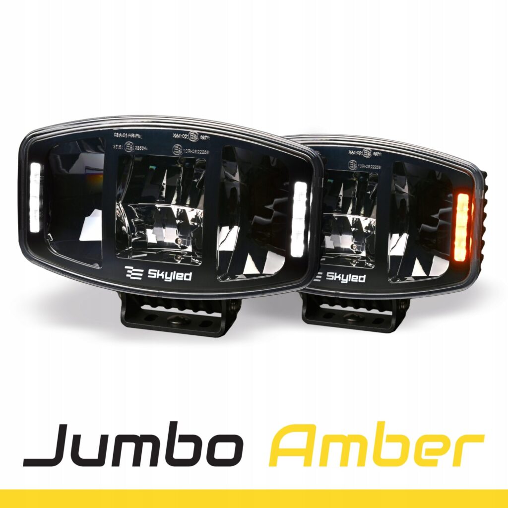REFLEKTOR DALEKOSIĘŻNY SKYLED JUMBO AMBER FULL LED