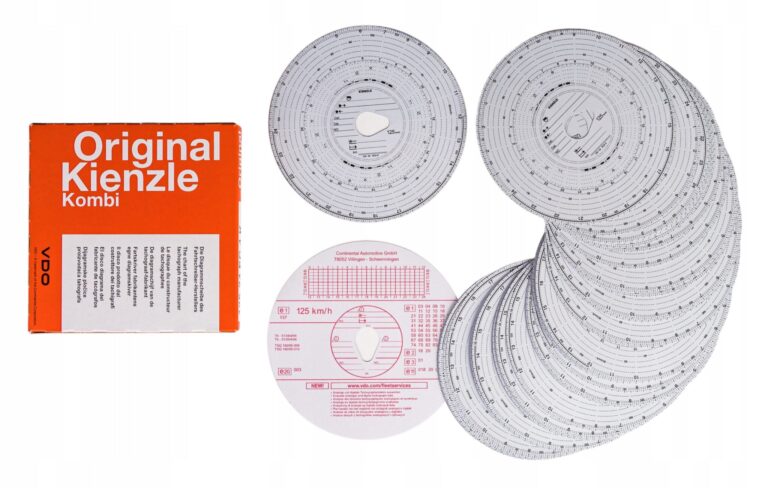 Wykresówki do tachografu Kienzle 125-24EC4K 100 sztuk