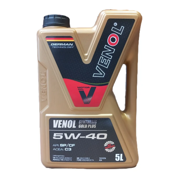 Olej Venol Synthesis Gold Plus 5W-40 5L