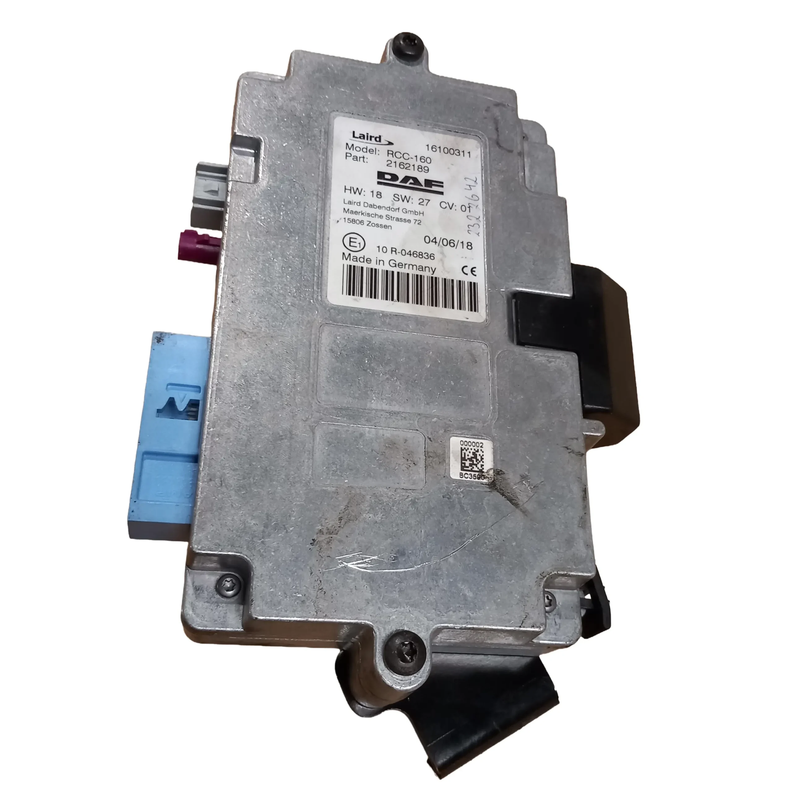 MODUŁ TELEFONU STEROWNIK DAF XF 106 LIFT 2162189 2187401 2306960 2322642